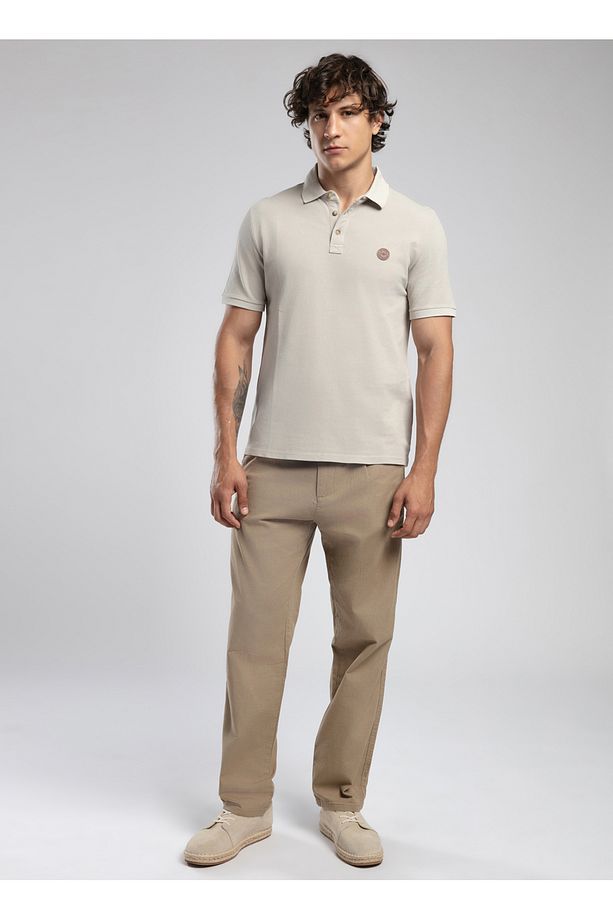 Normal Bel Straight Açık Camel Erkek Chino Pantolon 252 LCM 221009 MATTEO A. CAMEL - 1