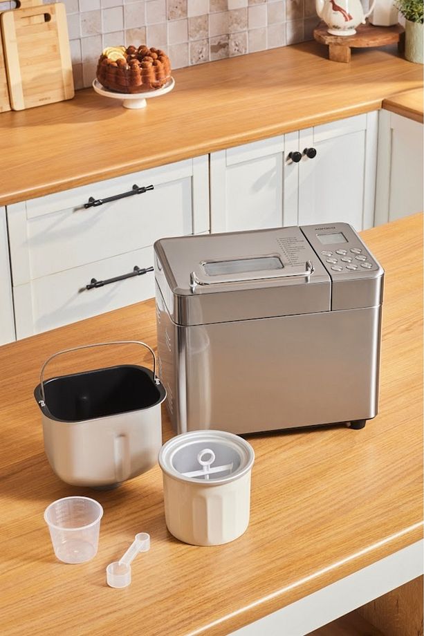 Bake Ice Inox 15 in 1 Çok Fonksiyonlu Dondurma, Reçel, Yoğurt, Hamur Yoğurma, Ekmek Yapma Makinesi - 3