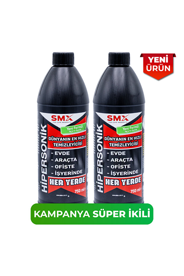 Hipersonik - Dünyanın En Hızlı Temizleyicisi 750 ml 2 Adet - 1