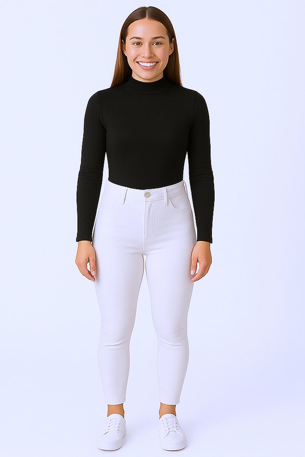 Women's Fishing Neck Long Sleeve Body