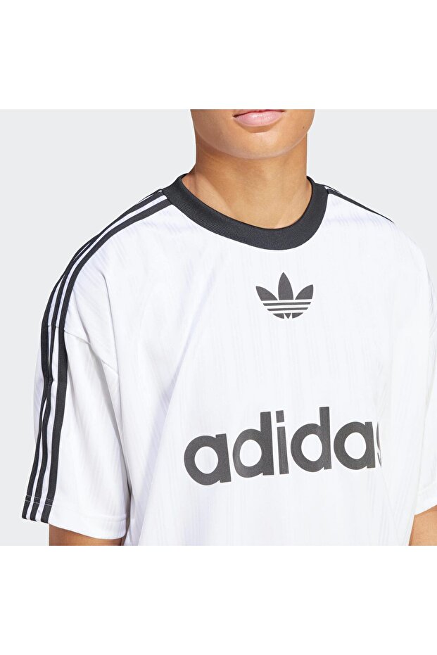 Adicolor Poly Erkek Beyaz Tişört (IM9459) - 4