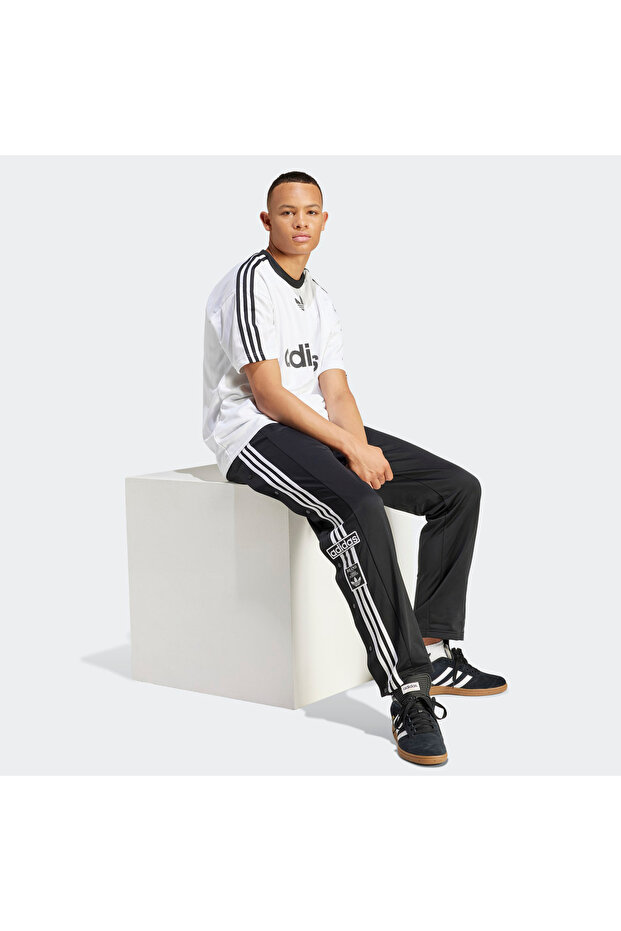 Adicolor Poly Erkek Beyaz Tişört (IM9459) - 3