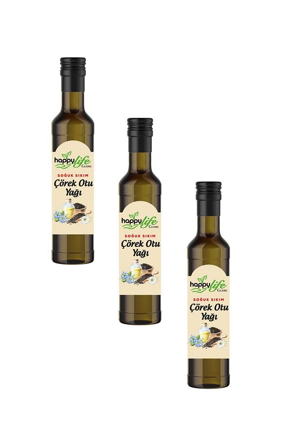 Gurme Çörek Otu Yağı Soğuk Sıkım 250 ml X 3 Adet - 1