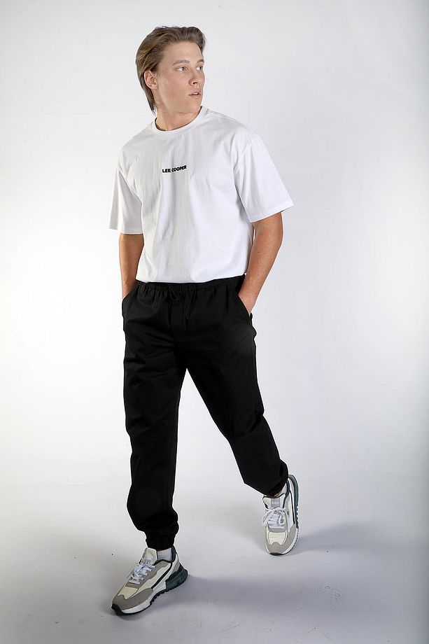Jogger 2 Erkek Dokuma Pantolon Siyah - 1
