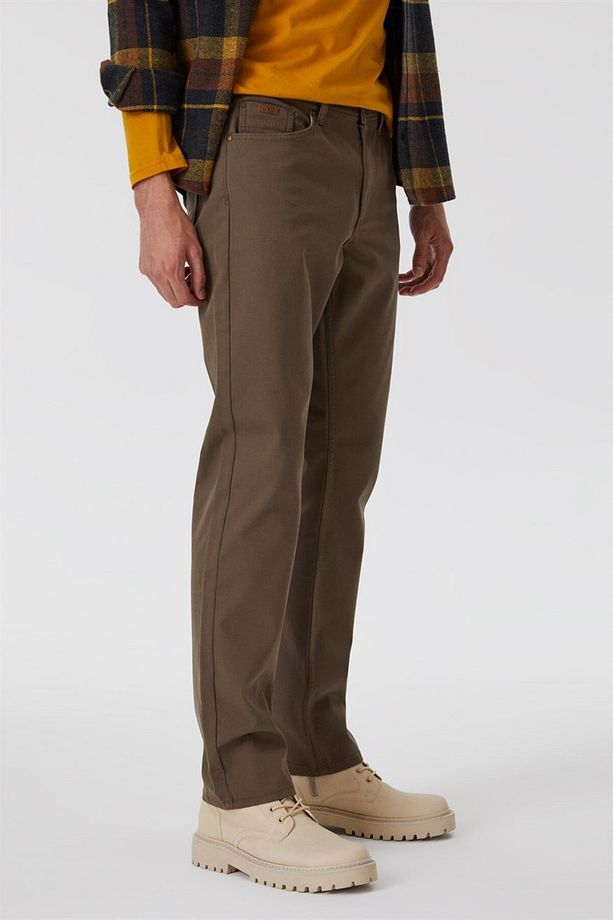 Jagger Porter Erkek Dokuma Pantolon Camel - 3