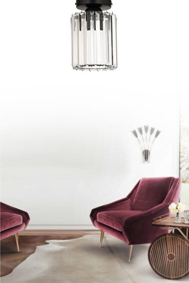 Plafonyer Tavan Siyah Y-12 Avize - 1