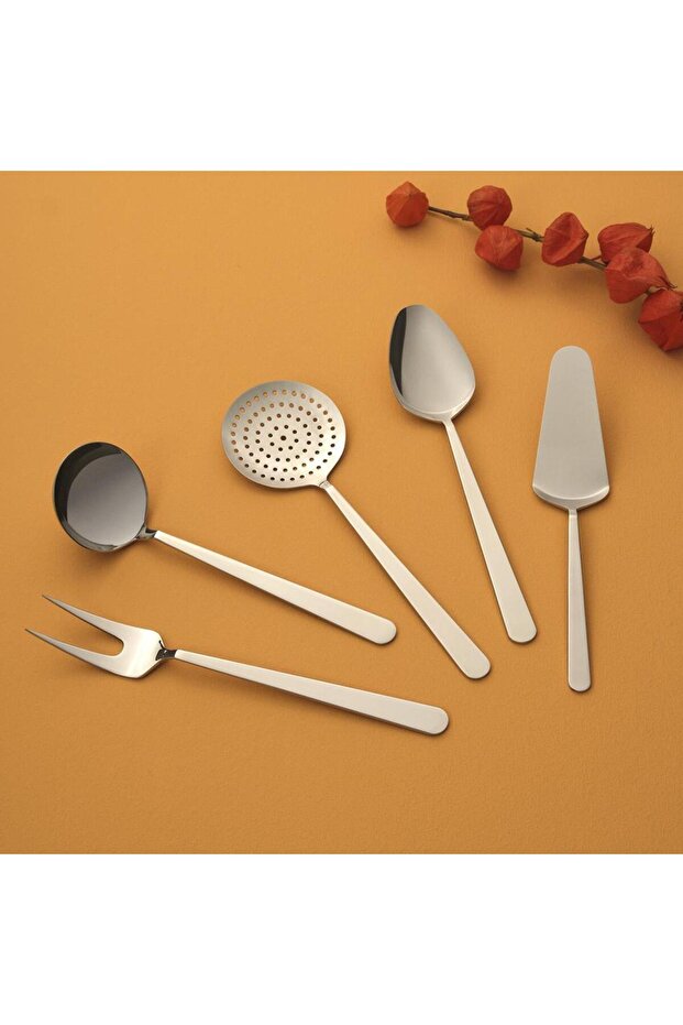 Nice 5 Parça Çelik Servis Seti - 2