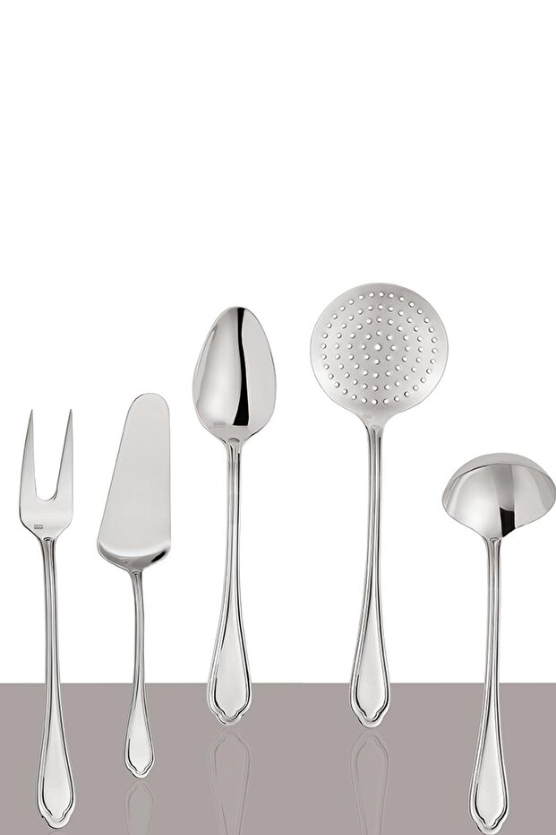 Floransa 5 Parça Çelik Servis Seti - 2