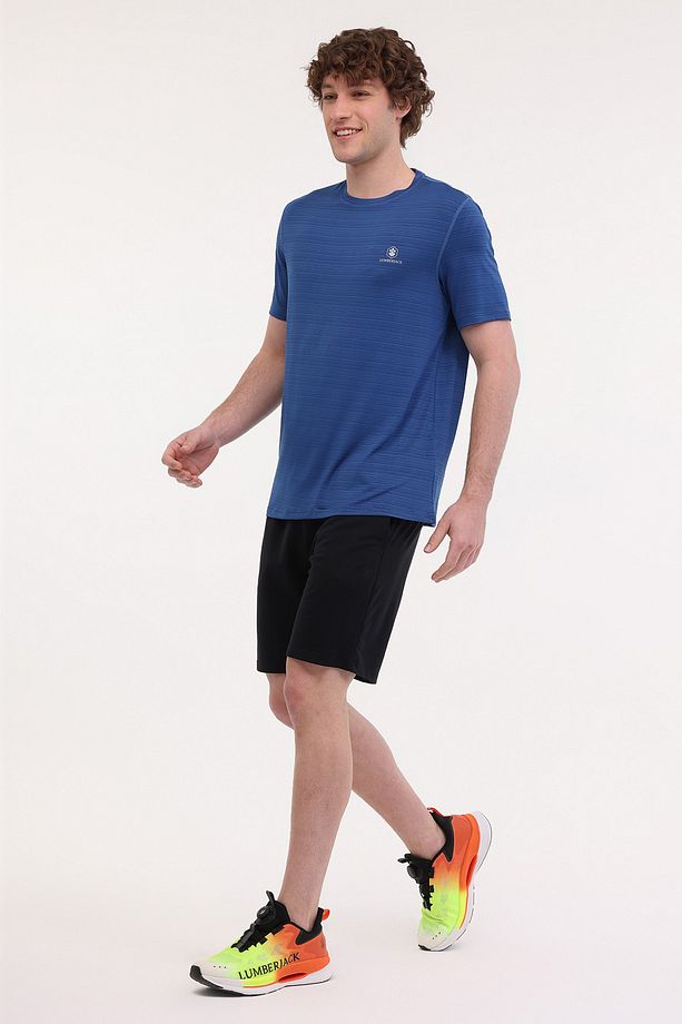 ml Tım 11elg1010 5fx Saks Erkek Kısa Kol T-shirt - 5
