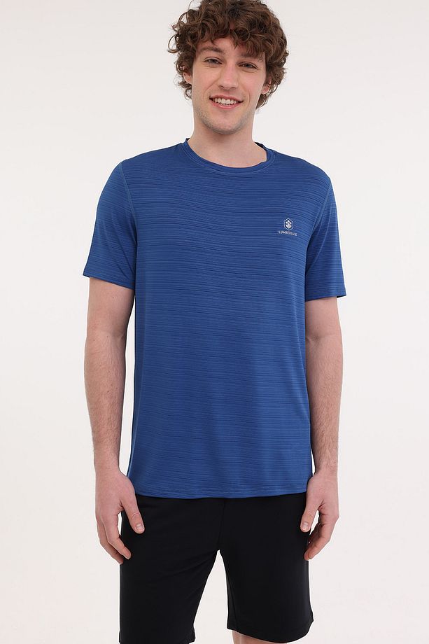 ml Tım 11elg1010 5fx Saks Erkek Kısa Kol T-shirt - 1