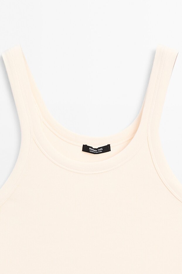 Pamuklu bisiklet yaka top - 5