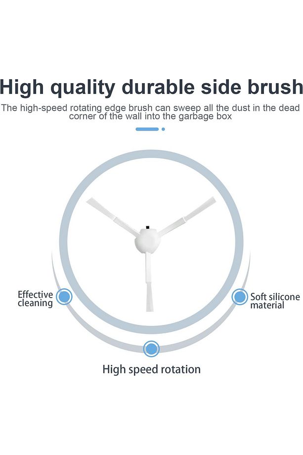 Xiaomi Mi Robot Vacuum Mop Pro2 3d-vacuum Mop 2c-1c Uyumlu Filtre,fırça Yedek Set-5 Parça - 4