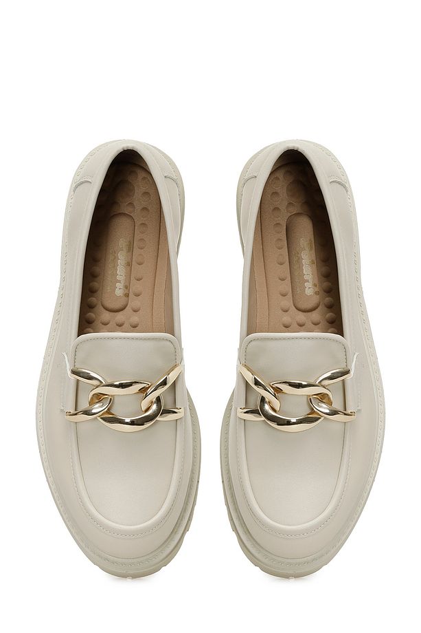 325501.Z 5FX Bej Kadın Loafer - 4