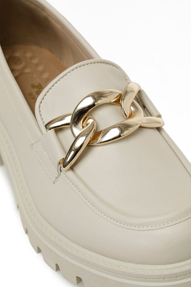 325501.Z 5FX Bej Kadın Loafer - 7