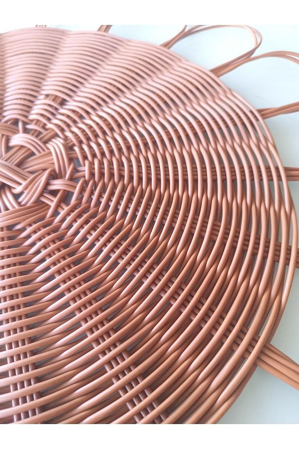 Dekoratif Rattan Ip, Bahçe Mobilyası, Bambu Sentetik Tamir Onarım Hobi Ipi Örgü 250gram - 4