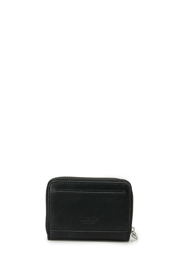 FERMUARLI DERI CZDN 5FX Siyah Unisex Cüzdan - 2