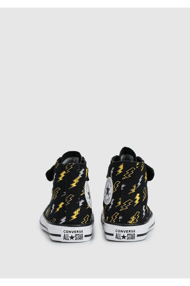 Chuck Taylor All Star 1v Hı Siyah Çocuk Sneaker A08373c - 4