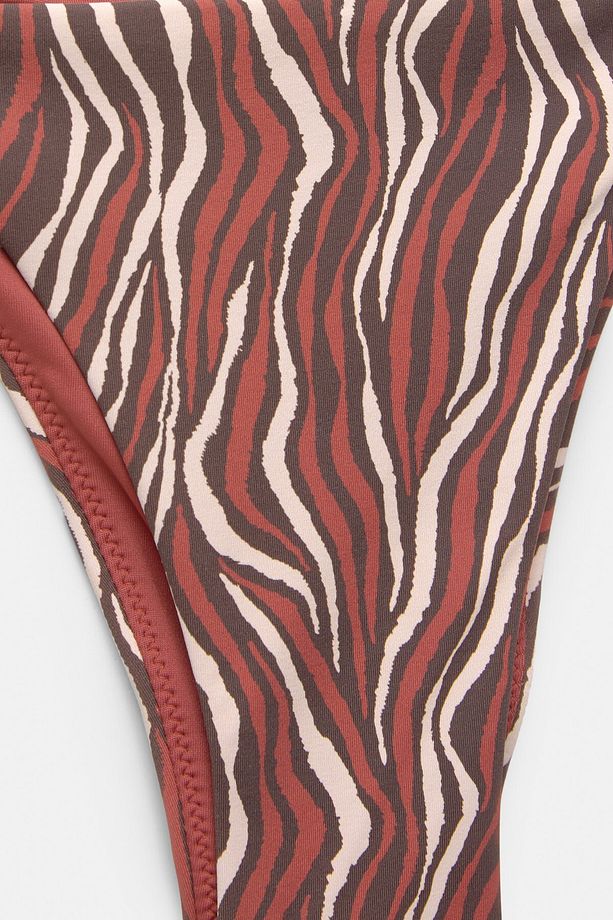 Zebra desenli bikini altı - 6