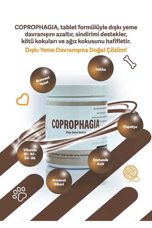 COPROPHAGIA 120g Chew Tablet Köpekler için Dışkı Yeme Önleyici - 2