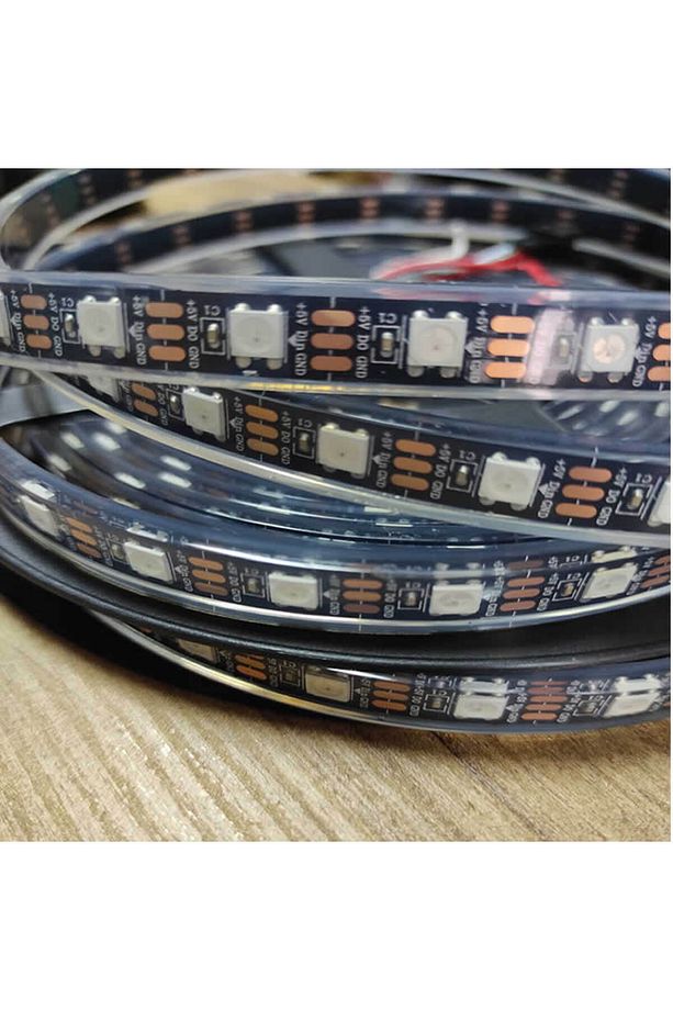 Elektronikaled - 5Volt Ws2812B Argb Adreslenebilir Pixel Şerit Led Ip68 Metrede 60 Led (5 METRE) - 2