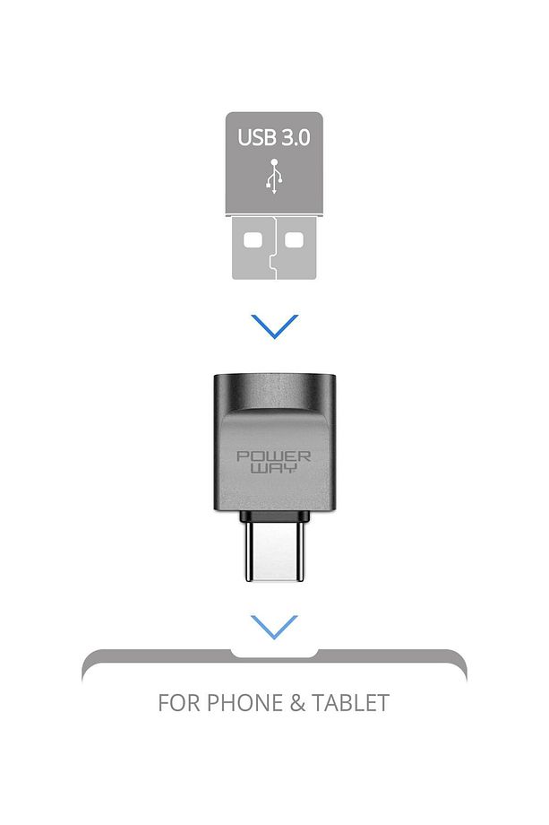 Type-c To Usb 3.0 (YÜKSEK HIZLI) Veri Aktarımı Otg Çevirici Dönüştürücü Adaptör - 3