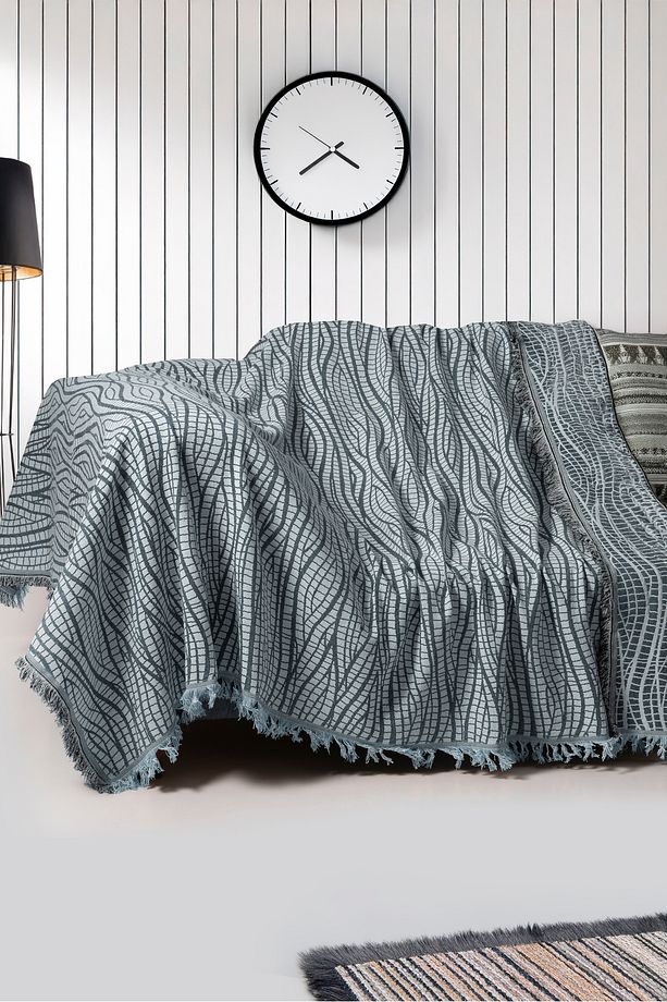 İkili Set Dokuma Koltuk Örtüsü Seti 170x220cm - 2