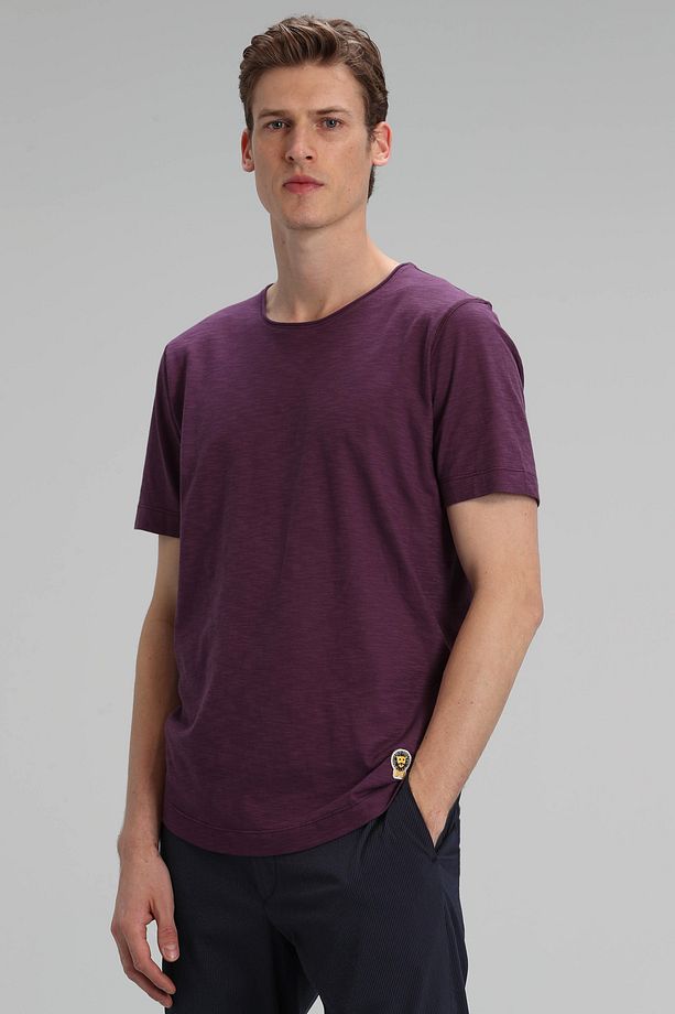 Junya Modern Grafik T- Shirt Mürdüm - 2