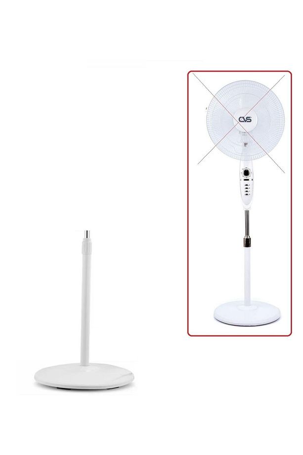 Vantilatör Ayağı Teleskopik Borulu Simit Ayak Fan Pervane Ayağı 38x70cm Üniversal Tüm Markalar - 1