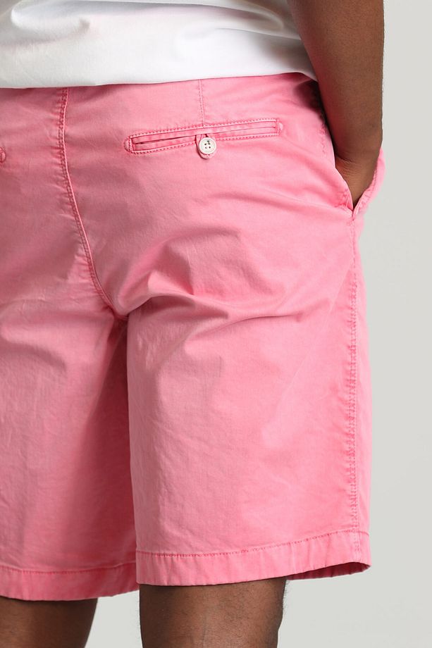 Zegler Spor Erkek Chino Şort Slim Fit Pembe - 5