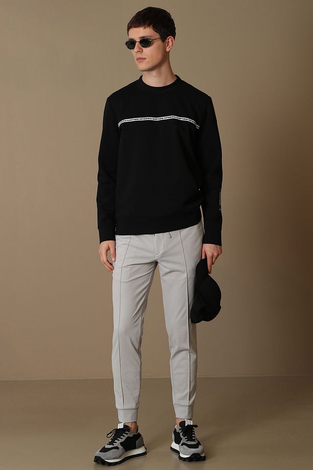 Pito Jogger Pantolon Tailored Fit Taş - 3