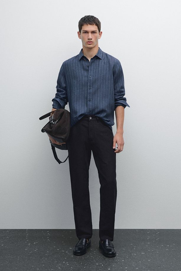 Pamuklu Tapered Fit Pantolon - 1
