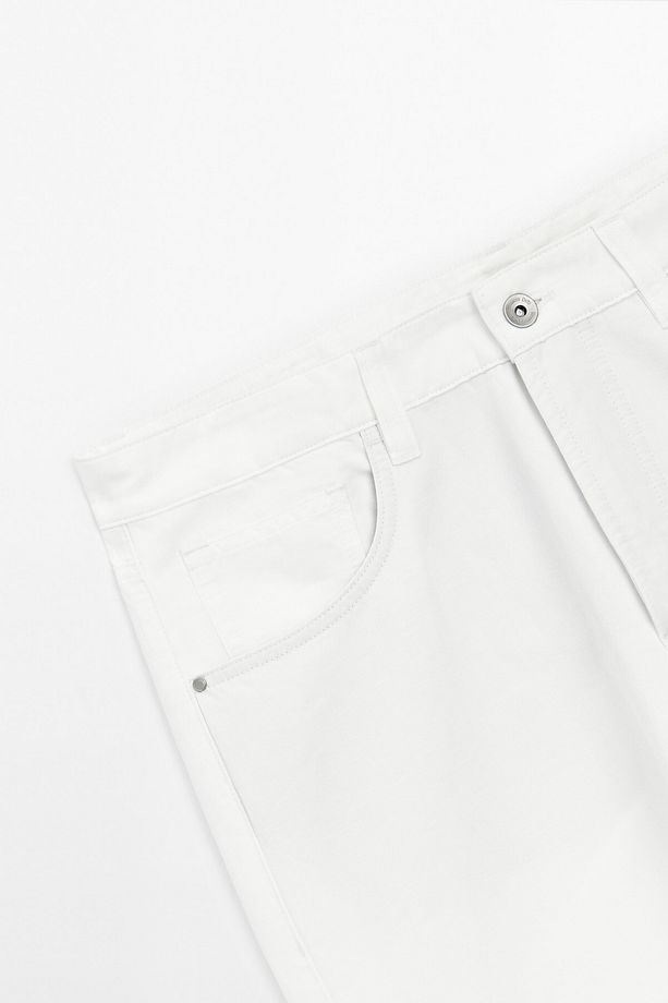 Pamuklu Tapered Fit Pantolon - 7