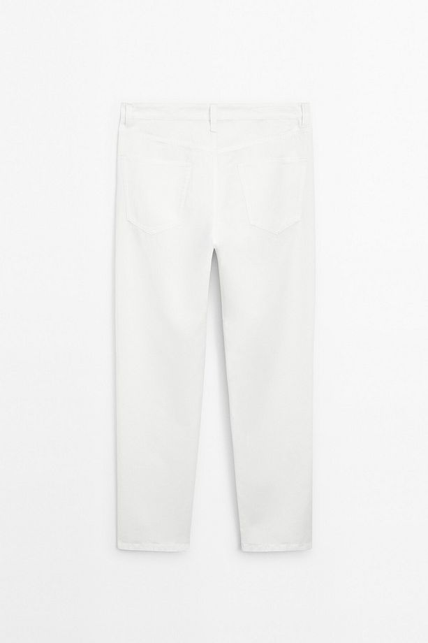 Pamuklu Tapered Fit Pantolon - 8