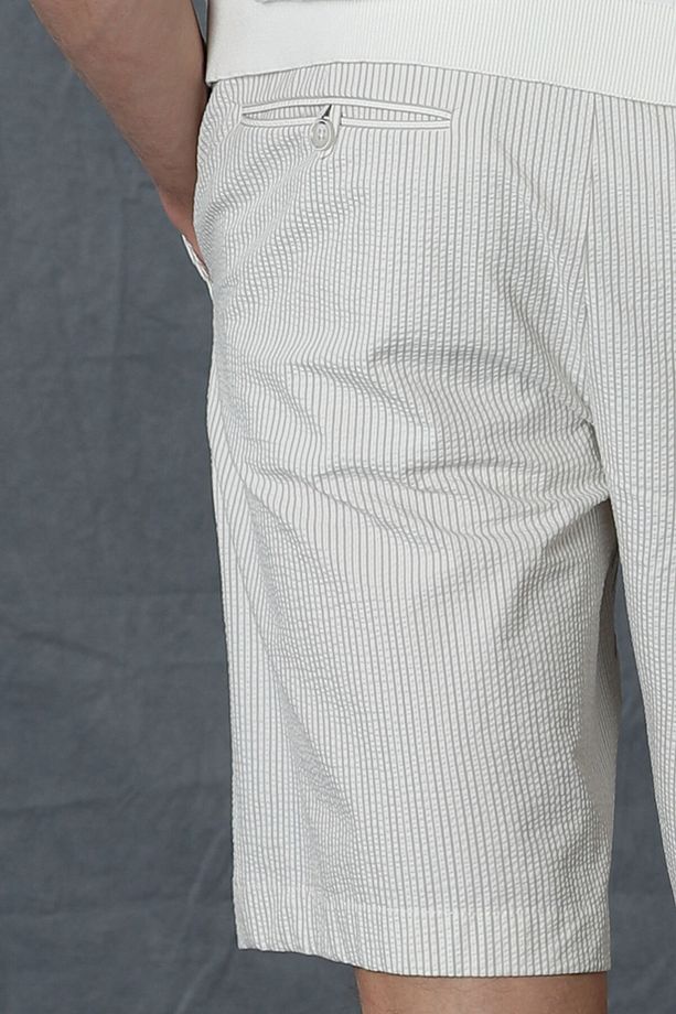 Fral Spor Erkek Chino Şort Slim Fit Bej - 5