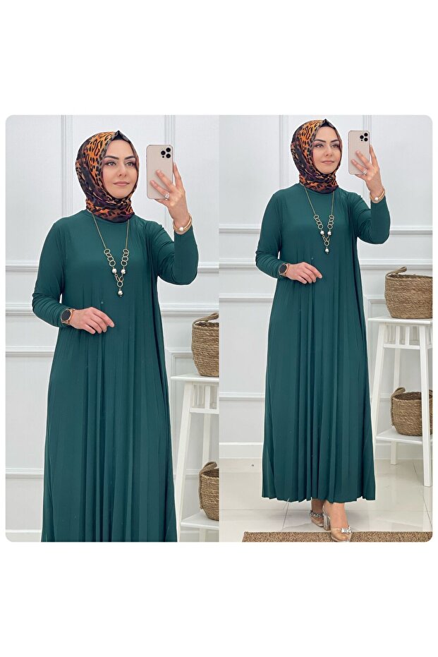 PİLİSELİ SANDY ELBİSE - 2