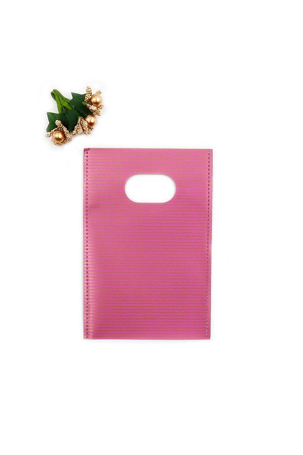 10x15 Cm Pembe Lüks El Geçme Hediye Poşeti 50’li - 4