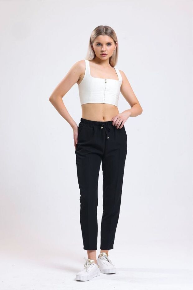 Elastične Do članka pantalone - 1