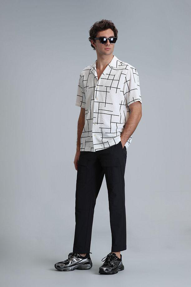 Taner Erkek Basic Gömlek Regular Fit Ekru - 4