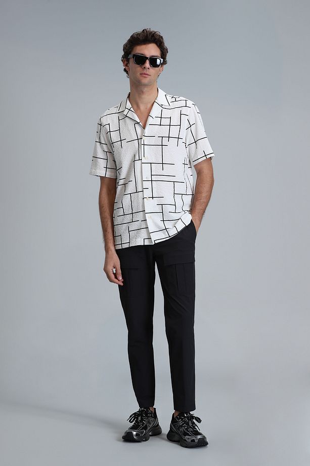 Taner Erkek Basic Gömlek Regular Fit Ekru - 2
