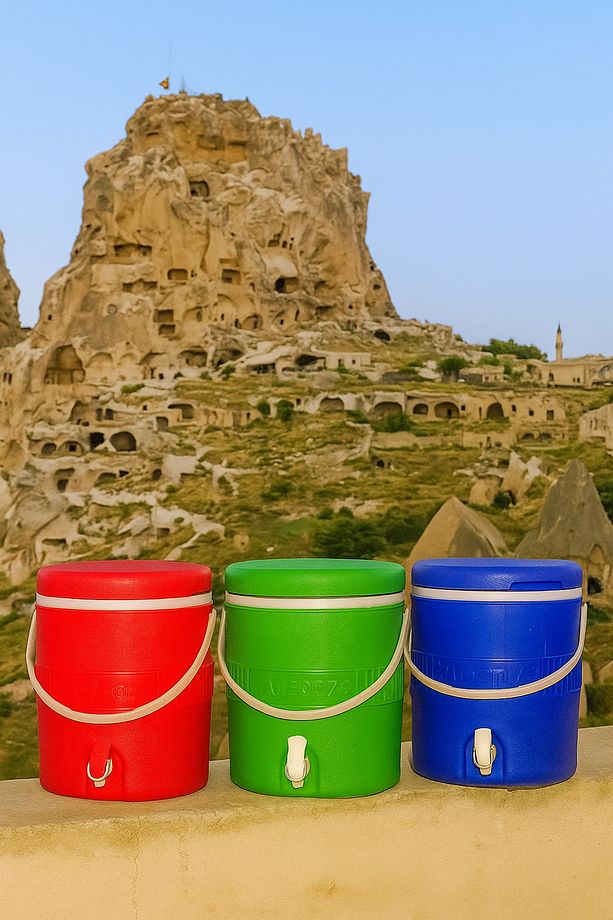 Soğuk Su Termosu Piknik Termos 1. Kalite 16 Litre 1 Adet (RENKLER KARIŞIK GÖNDERİLECEKTİR) - 1