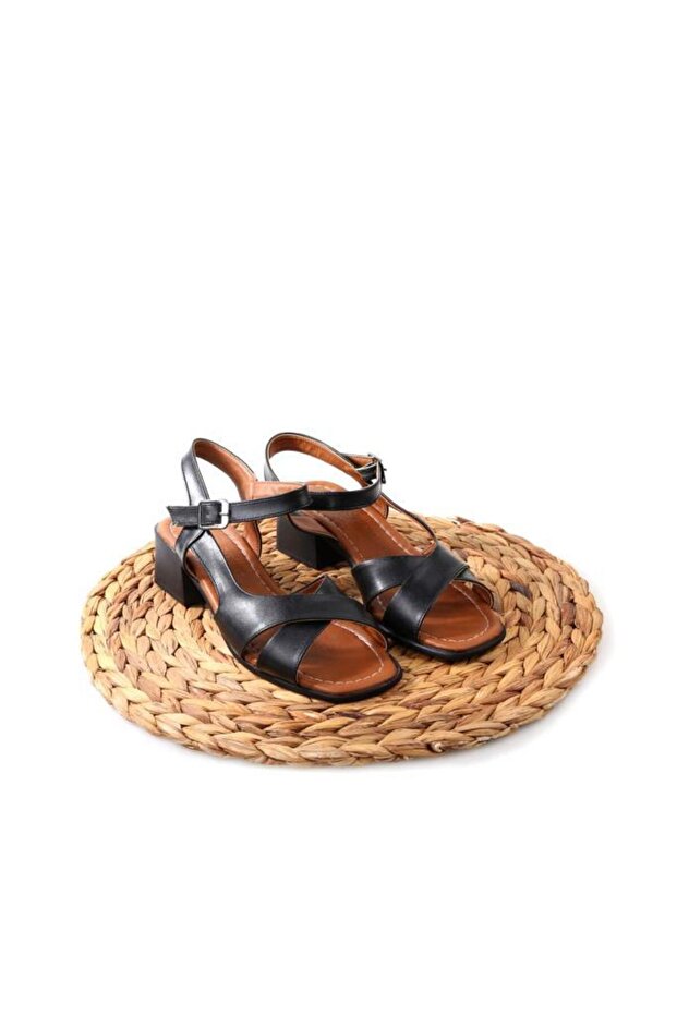 Frzn 02879 4.5 cm Women's Heeled Sandals
