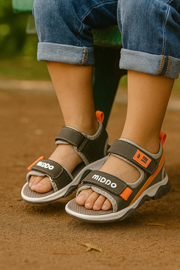Boys' Sandals Boys' Orthopedic Soft Sandals Lightweight Sandals Velcro Sandals