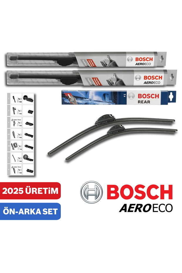 Renault Clio 4 Ön Arka Silecek Takımı 2012-2015 Aeroeco-rear - 1