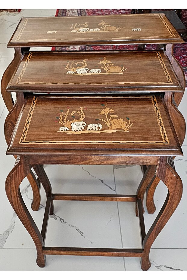 3 lu Zıgon sehpa - 3