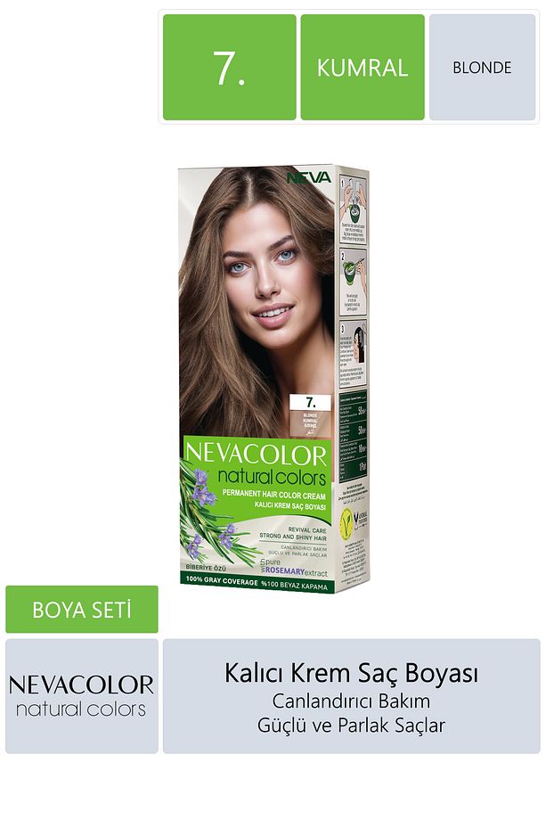 Saç Boyası Seti 7 Kumral 8698636612333 - 1