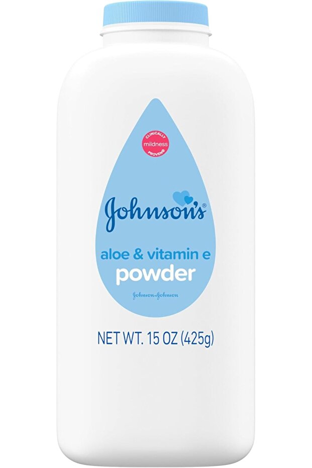 Baby Powder, Pure Cornstarch with Aloe & Vitamin E 15 Ounce (425 g)