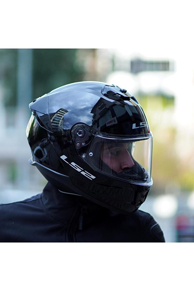 Stream 2 Parlak Siyah Kask - 2