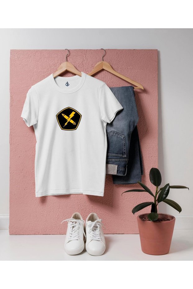 Oversize Bullet and Electric Logo Unisex T-Shirt
