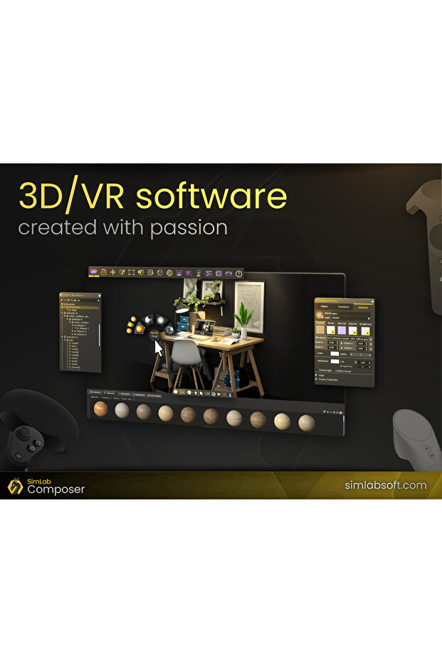 Türkçe Sanal Gerçeklik Yazılımı: Composer Complete Pro-3d Visualization Software - 2