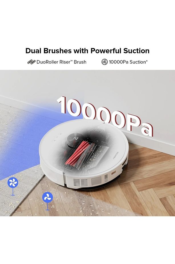 10000pa Yüksek Emiş Gücü Ultra Mop, Wi-fi Android-apple Uyumlu Premium Robot Süpürge - 3